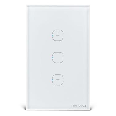 Imagem de Interruptor Smart Touch Wi-Fi Dimmer Branco - Intelbras - EWS 1101