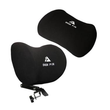 Imagem de Bothyi Cadeira da cadeira de escritório Cabeça de suporte lombar travesseiro de fixação do suprimento de suprimentos suportes de suporte de almofada na, Esponja