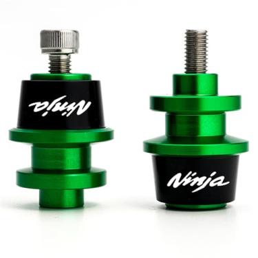 Imagem de ZYAKOMO Adequado para KAWASAKI Ninja 650 Ninja 400 2025 ninja 500 SE NINJA 1000 SX 2017-2023 2024 2025 ZX4RR ZX6R ZX-10R ZH2 CNC Parafusos de suporte deslizante de carretel de braço oscilante