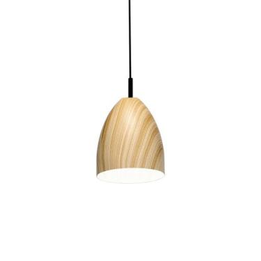 Imagem de Lustre Pendente Taschibra Legna E27 Bivolt, Madeira