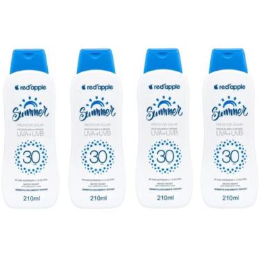 Imagem de Kit 4 Protetor Solar Red Apple Summer Fps30 210ml