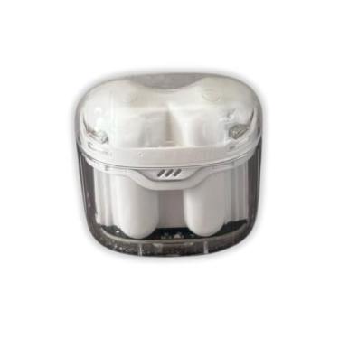 Imagem de Fone De Ouvido Bluetooth, Fone Sem Fio, 5.3 Compatível Com IOS e Android, Headfone, Com Microfone e Redução de Ruído Para Trabalho, Academia, Corrida, Musicas, Gamer, Controle Touch (white ghost)