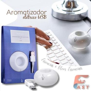 Imagem de Difusor Aromatizador Elétrico de Porcelana Via Aroma  Escolha a Cor, U
