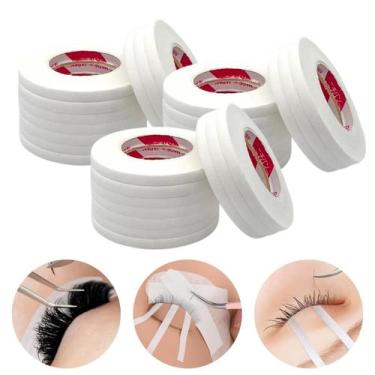 Imagem de Fita Transpore Micropore Fina 25 Unidades Lifiting Alongamento Cílios 