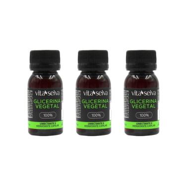 Imagem de Oleo Capilar Vegetal Vita Seiva Glicerina 30Ml-Kit C/3Un