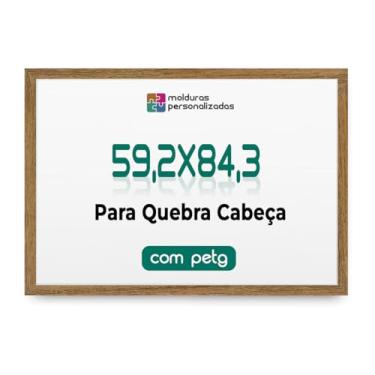 Imagem de Moldura 59,2x84,3 para Quebra Cabeça Grow Puzzle com Proteção Petg (Cru)