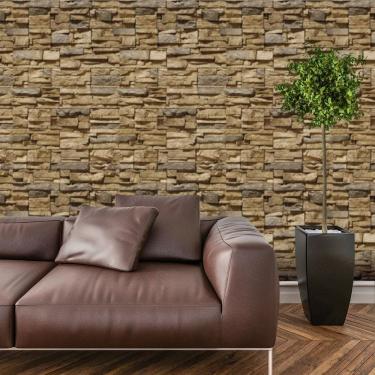 Imagem de Papel de Parede Adesivo Pedra Canjiquinha Rustica Lavável Cozinha 3 metros