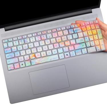 Imagem de Capa de teclado para Lenovo Yoga 7 7i 16ILL10 16AKP10 40.6 cm, IdeaPad Slim 3 3i 3X 15 40.6 cm 15IRU10 15AHP10 15IRH10 15Q8X10 16ARP10 16IRH10 0, IdeaPad Slim 5 5i 40.6 cm 16IRH10 16AHP10 16IRH10R-CF