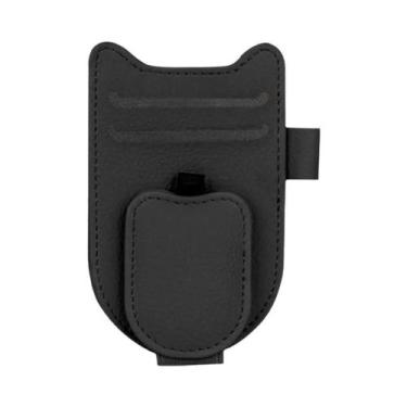 Imagem de Suporte De Óculos De Sol Magnético Para Viseira De Carro De Luxo 3 Em 