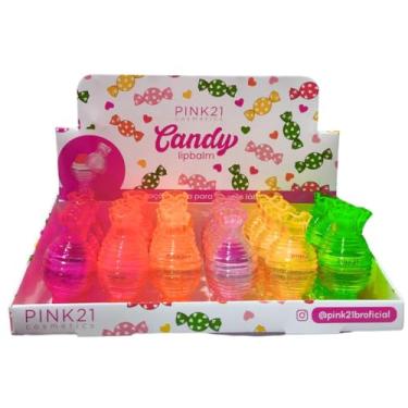 Imagem de PINK21 LIP BALM CANDY CS5007 24UN DISPLAY