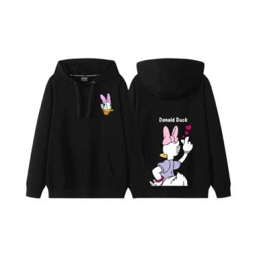 Imagem de Moletom com Capuz Anime Feminino Pato Donald e Margarida - Outono/Inve