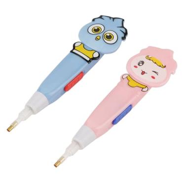 Imagem de Pen do Bordado de Diamante, Ferramentas de Ponto de Diamante Definidas para Pintura de Bricolage DIY Cross Stitch. Perfeito para Pintura de (2pcs caneta única com pontos leves e