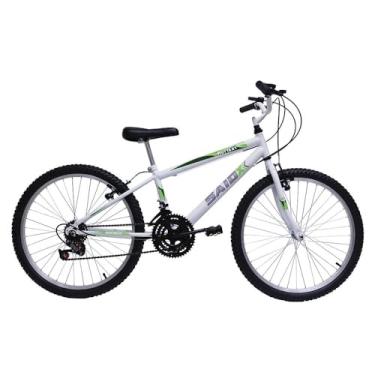 Imagem de Bicicleta Aro 24 Masculina 18 Marchas Saidx (Branco)