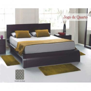 Imagem de Jogo De Quarto Tapete Shaggy Macio 3pçs Antider. Areia