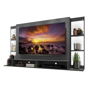 Imagem de Painel Com Espelho Para Tv Até 60´´ Nairóbi Fg3150 Grafite