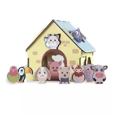 Imagem de Passa Figuras Animais Da Fazendinha - 6023 - Babebi