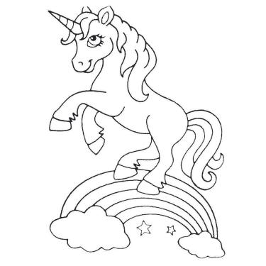 Imagem de Kit Pintura Em CamisetaUnicórnioTamanho P De 4 A 6 Anos