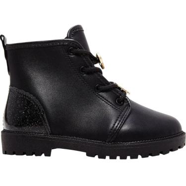 Imagem de Bota Coturno Infantil Menina Casual Dia a Dia Passeio com Apliques e Brilho Molekinha 2126.529