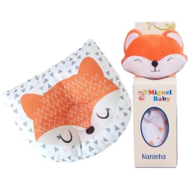 Imagem de Conforto e Carinho para o Bebê – Kit Paninho com Prendedor + Travesseiro Anatômico