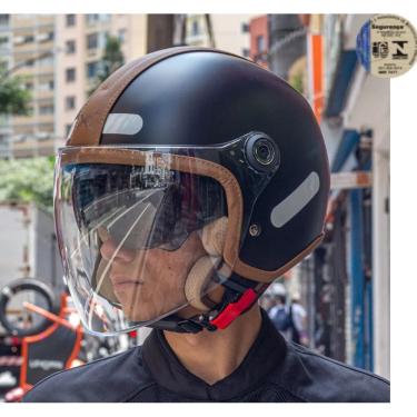 Imagem de Capacete NEXX Y.10 Midtown Preto/Caramelo 58