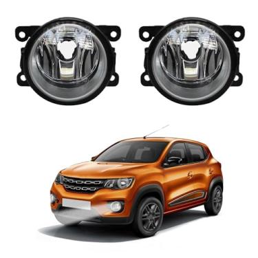 Imagem de Par Farol de Milha para Kwid 2017 a 2022 Farolete Auxiliar Neblina