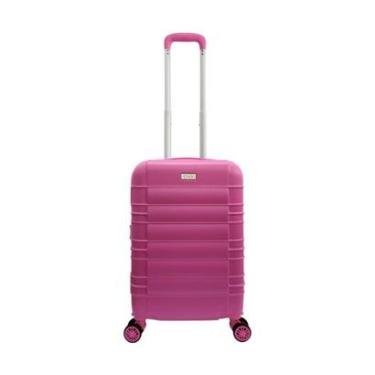 Imagem de Mala de Viagem Bordo Expansiva Rígida com Rodinha Dupla 360° Avião Mão Bagagem Pequena 10kg Abs Chx-Unissex