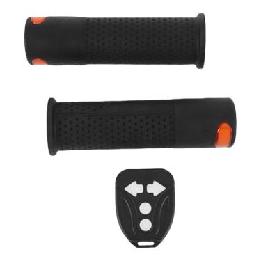 Imagem de Fabater E Scooter Turn Signals Hanking, 1 par de Controle Remoto de Scooter Elétrico LED Blinker, Grips de Borracha de Borracha Não Deslizante Luzes LED Recarregáveis
