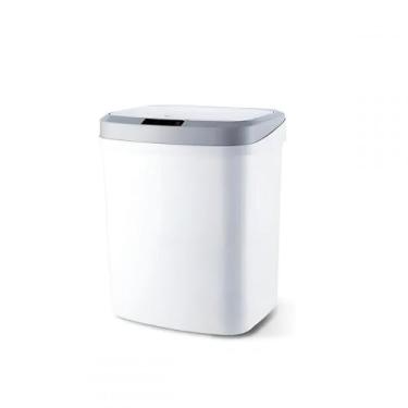 Imagem de Lixeira Automática Inteligente 15L Branca  Sensor De Movimento - Caris