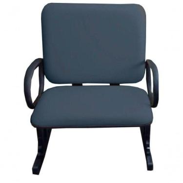 Imagem de Cadeira Para Escritório Para Obesos Até 250kg Azul - DESIGN OFFICE MÓV