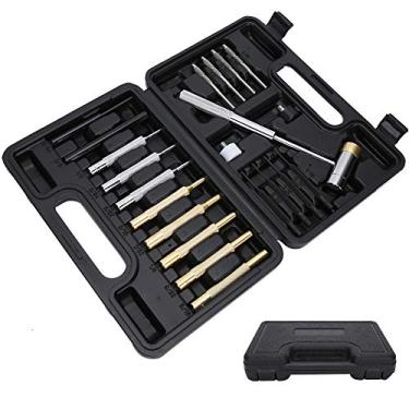 Imagem de Phefop Kit de Conjunto de Socos de Ferramentas Completas de Manutenção, Socos Redondos Duradouros para Instalação Mecânica, Ideal para Ventiladores de Fai -da -Ceo, Carbono/latão/plástico