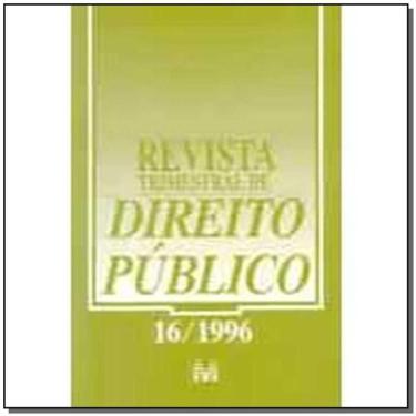 Imagem de Revista Trimestral De Direito Publico Ed. 16