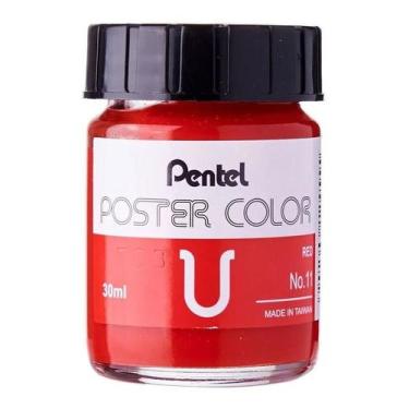 Imagem de Tinta Guache 30ml 011 Red Pentel