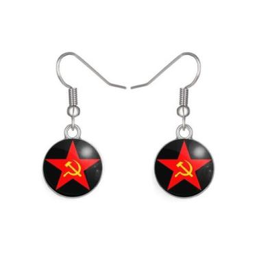 Imagem de Par de Brincos Símbolo do Comunismo - RECANTOASTRALSITE