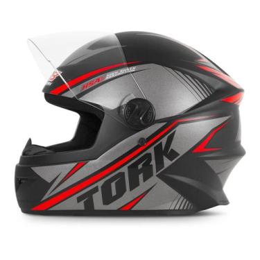 Imagem de Capacete Moto Fechado Pro Tork R8 + Narigueira Pro Tork G8, 58, VERMEL