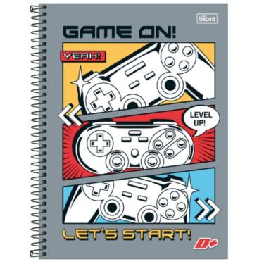 Imagem de Caderno Espiral Capa Dura Universitário 10 Matérias D+ 200 Tilibra Estampa 12