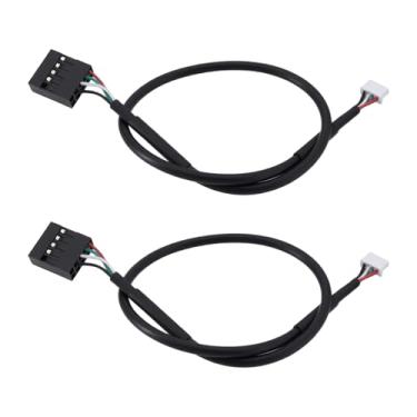 Imagem de Create idea 2 cabos Bluetooth USB de 4 pinos a 9 pinos compatíveis com placa de mesa ASUS PCIe