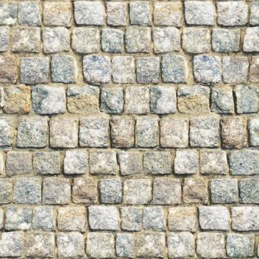 Imagem de Papel De Parede Adesivo Realista Pedras Rústico Efeito 12m