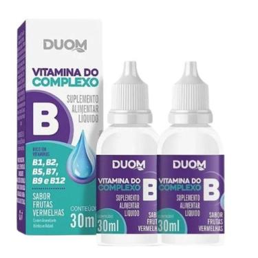 Imagem de Kit 2X Complexo B Gotas 30Ml Frutas Vermelhas Duom