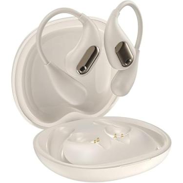 Imagem de Fones de ouvido abertos, Bluetooth 5.3 Wireless Earbuds, Condução de ar Indolor para usar 17 horas de operação contínua IPX5 Waterproof para Esportes e Atividades ao Ar Livre Monster AC210 -Branco