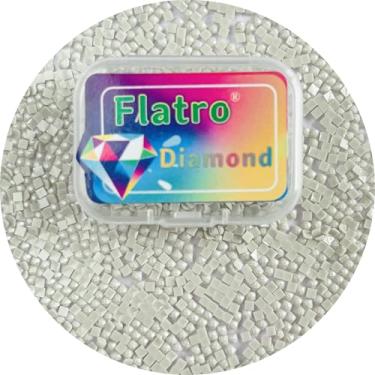 Imagem de Grânulos de pó de fada de arte de diamante, brocas brilhantes quadradas de resina de fundo plano para acessórios de pintura de diamantes, pontos de substituição para strass de pintura de arte de