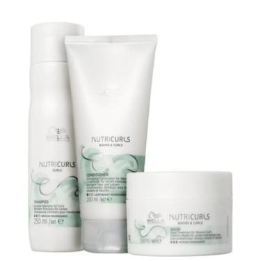 Imagem de Wella Nutricurls Sh 250ml + Cond 200ml + Masc 150ml - Wella profission