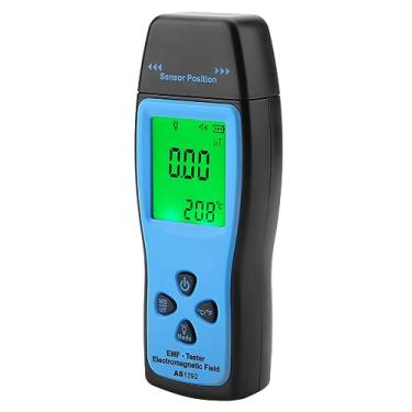 Imagem de KIMISS Sensor Inteligente AS1392 Radiômetro Eletromagnético Digital - Testador EMF Compacto Com Exibição LCD para Medição de Radiação Elétrica e Magnética