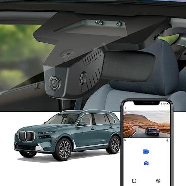 Imagem de Fitcamx Câmera de painel 4K adequada para BMW X7 2023 2024 2025 Xdrive40i M60i Alpina XB7 (G07) 1ª geração, visual OEM, vídeo UHD 2160P, WiFi e aplicativo integrados, gravação em loop, sensor G, Plug