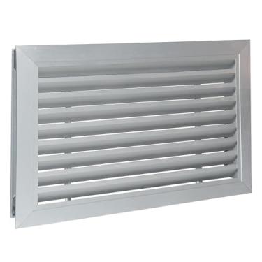Imagem de Ventilação de empena de alumínio, ventilações de galpão pintáveis para ventilação de sótão com tela, design elegante grelha de retorno de ar ventilações de parede de liga ideal para aberturas de sótão