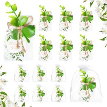 Imagem de 50 peças, sabonetes artesanais de eucalipto natural, sabonetes artesanais, presentes de agradecimento, lembrancinhas de chá de panela, sabonetes para chá de bebê, festa, primavera, jardim, decorações