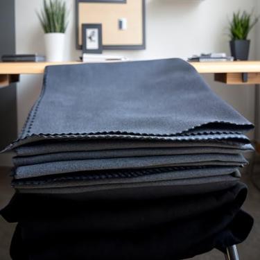 Imagem de UMOKO Pacote com 5 panos de limpeza de pistola de silicone, lenços de microcamurça reutilizáveis de 30 x 30 cm para armas de fogo e ferramentas