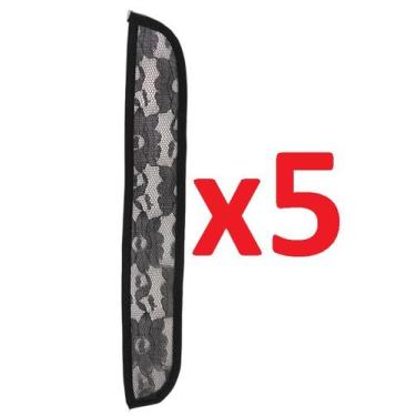 Imagem de Tela Base 28cm P/ Confecção De Aplique Tic Tac Preta - 5un - Lynx prod