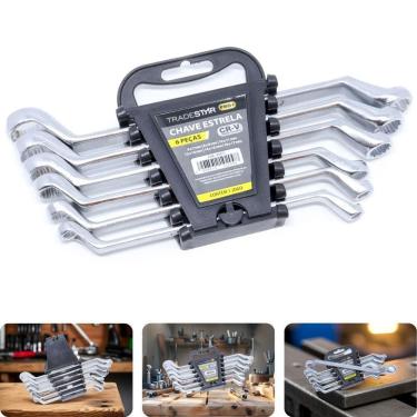 Imagem de Jogo Chave Estrela 6 - 17 Mm 6 Peças Cr-v Tradestar