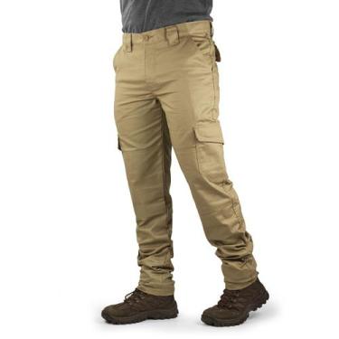 Imagem de Calça Cargo Safo Flex Prowess Ripstop Profissional Elastizado, Caqui, 