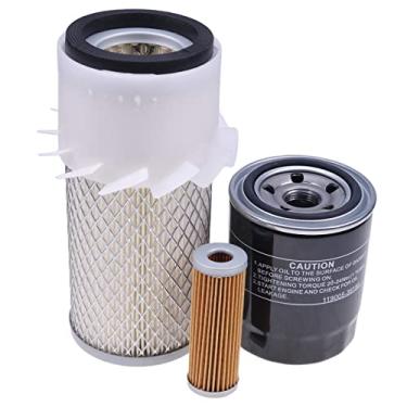 Imagem de DVPARTS Kit de filtro HH150-32094 70000-11221 1T021-43560 para Kubota B6200HST B7100 B7200 B8200 B8200HST F2000